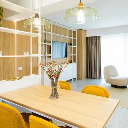 Apartman Nova New Boutique Building Apartment With Parking & Terrace Bukarest
