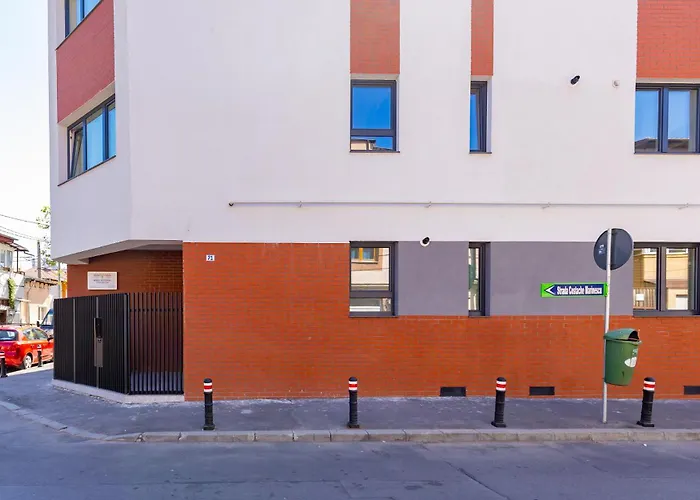 Nova New Boutique Building Apartment With Parking & Terrace Apartament Bucureşti